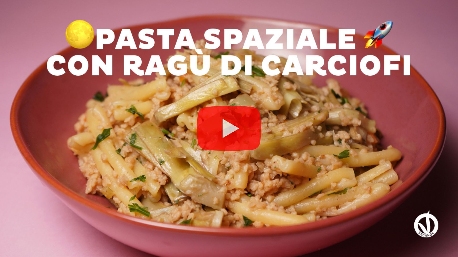 Pasta al ragù bianco vegan e carciofi