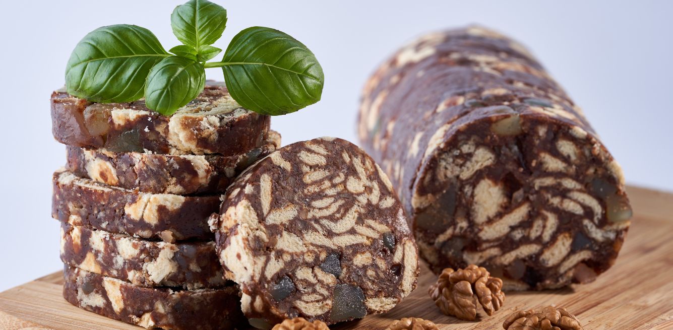 salame di cioccolato vegan
