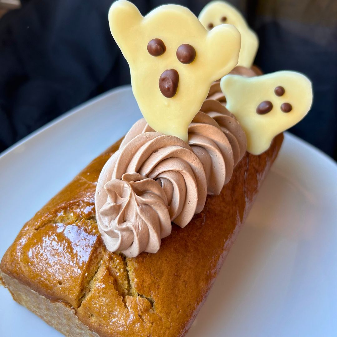 plumcake alla zucca Halloween