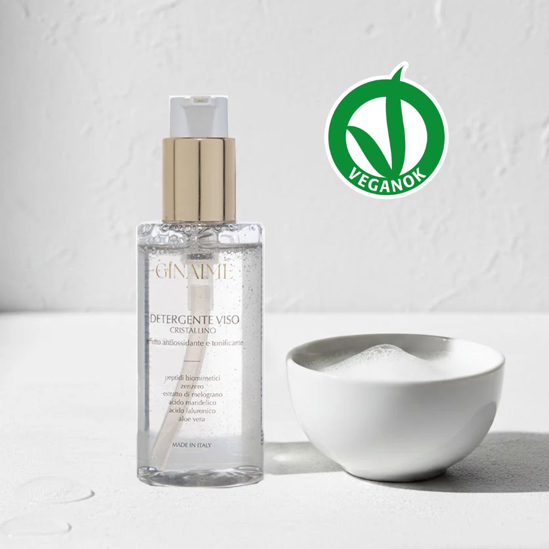 detergente viso Ginaime certificato VEGANOK