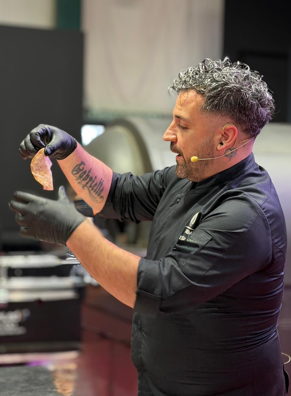 Chef Emanuele Rengo a Expo Tecnocom